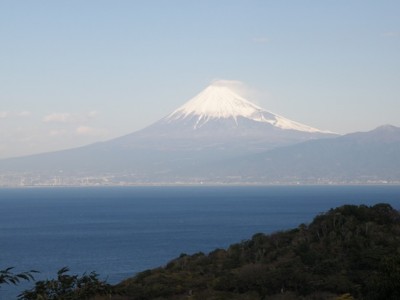 県道１７号線からの富士山